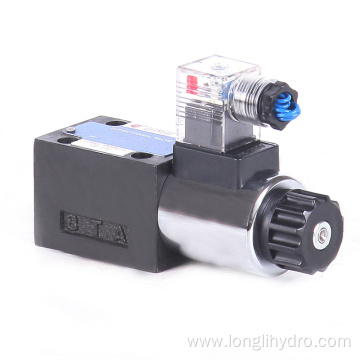 Single head 4WE6 hydraulic solenoid directional valve